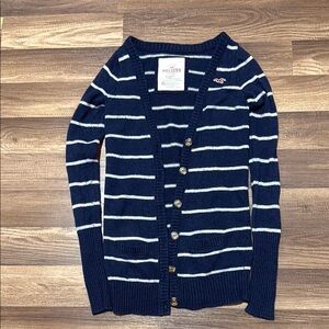Hollister Cardigan Striped Sweater